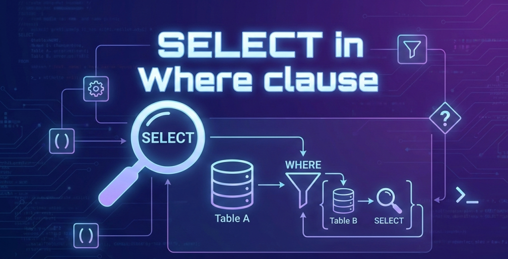 SELECT in WHERE clause 8 SELETCT in WHERE Clause